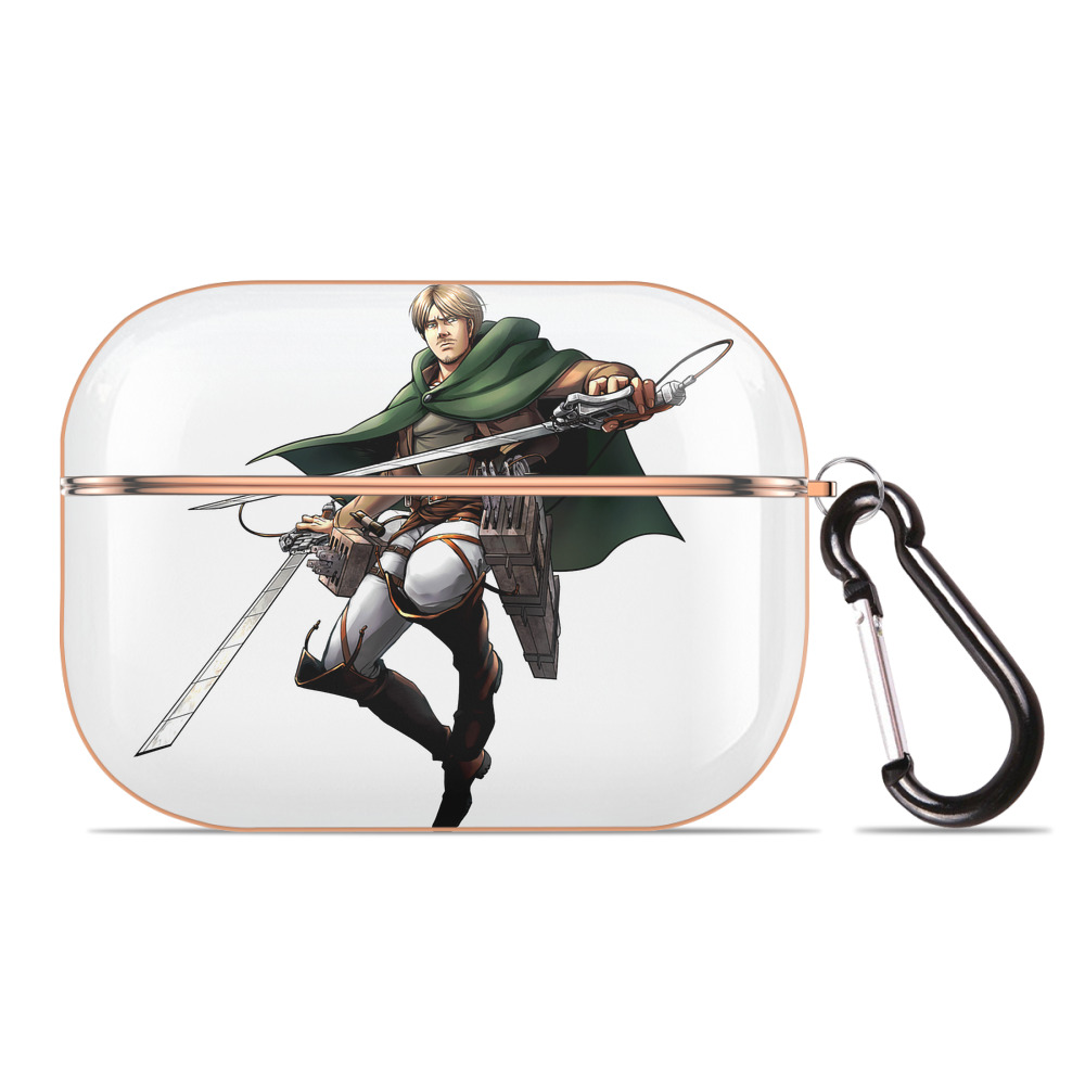 （画像用） 進撃の巨人 Attack on Titan 【AirPods Pro用】ハードシェル保護ケース｜耐衝撃・防指紋・カラビナ付き商品仕様