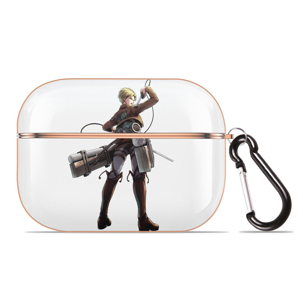 （画像用） 進撃の巨人 Attack on Titan 【AirPods Pro用】ハードシェル保護ケース｜耐衝撃・防指紋・カラビナ付き商品仕様