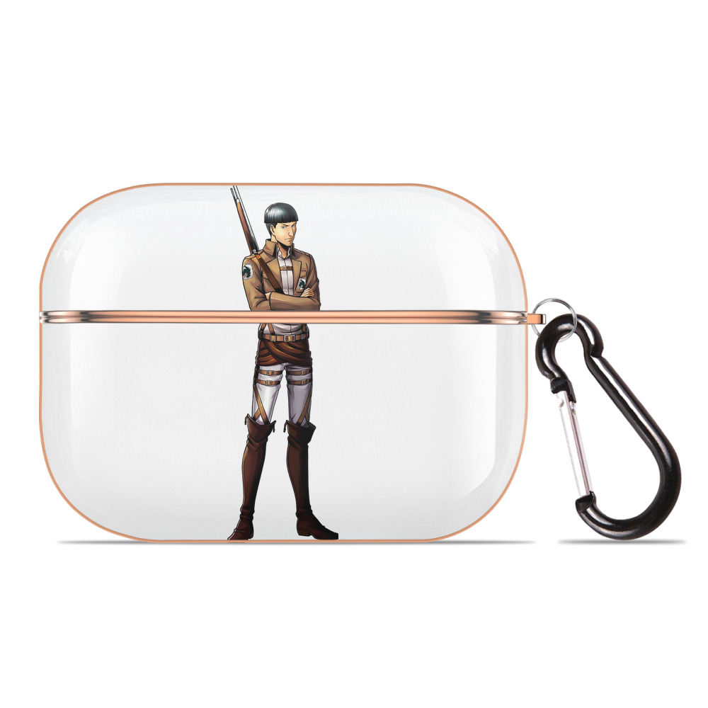 （画像用） 進撃の巨人 Attack on Titan 【AirPods Pro用】ハードシェル保護ケース｜耐衝撃・防指紋・カラビナ付き商品仕様