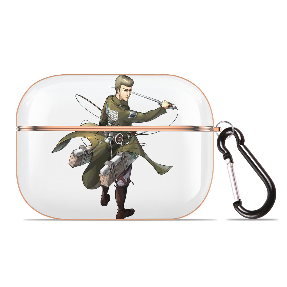 （画像用） 進撃の巨人 Attack on Titan 【AirPods Pro用】ハードシェル保護ケース｜耐衝撃・防指紋・カラビナ付き商品仕様