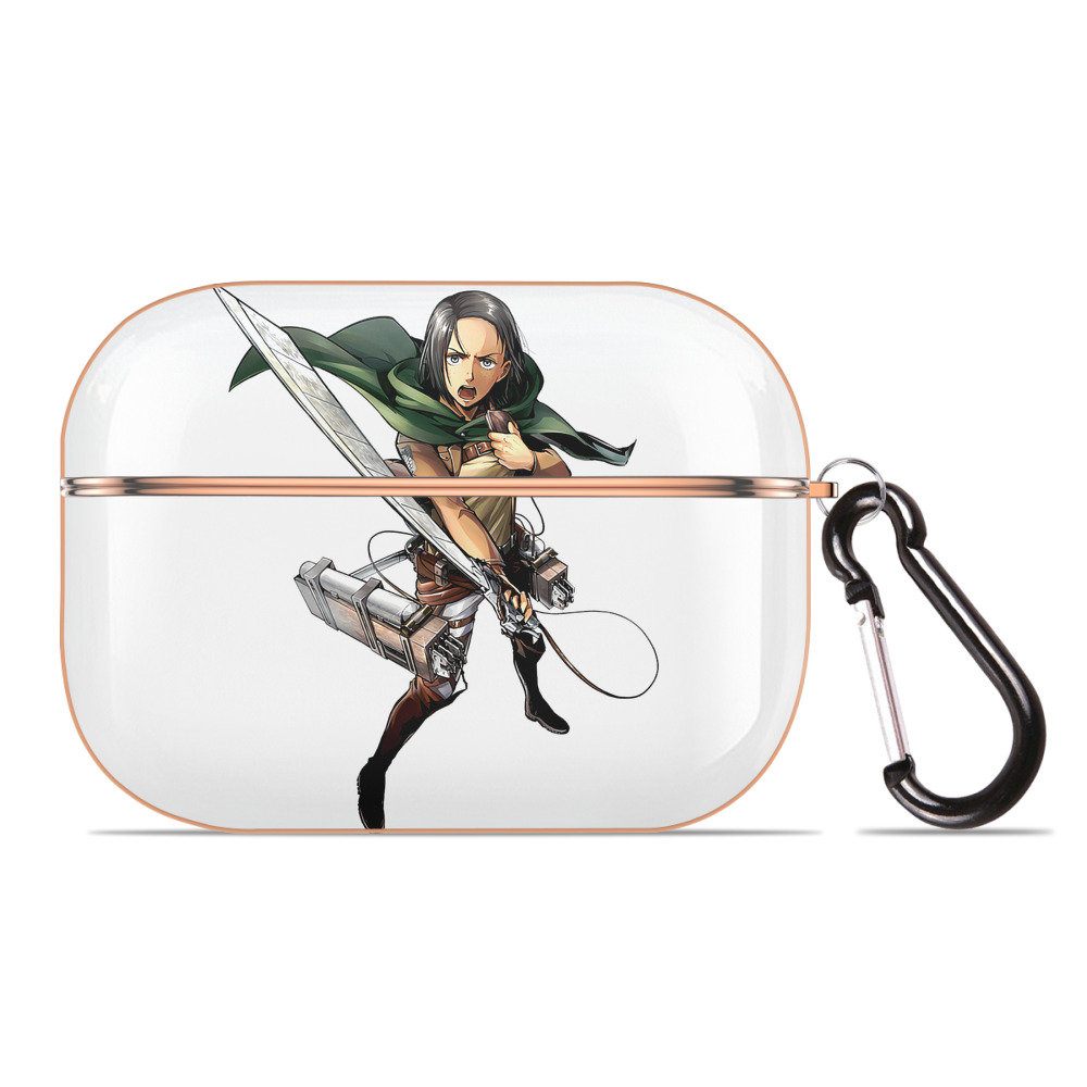（画像用） 進撃の巨人 Attack on Titan 【AirPods Pro用】ハードシェル保護ケース｜耐衝撃・防指紋・カラビナ付き商品仕様
