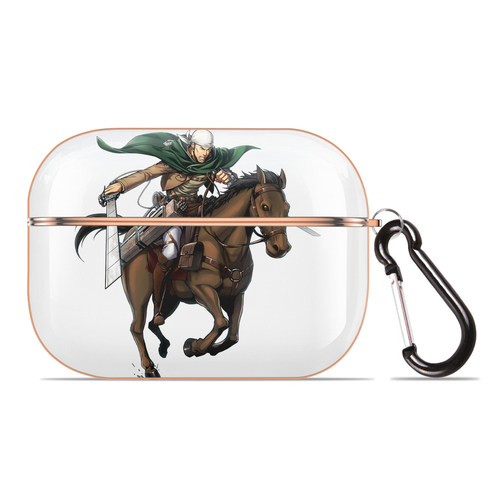 （画像用） 進撃の巨人 Attack on Titan 【AirPods Pro用】ハードシェル保護ケース｜耐衝撃・防指紋・カラビナ付き商品仕様
