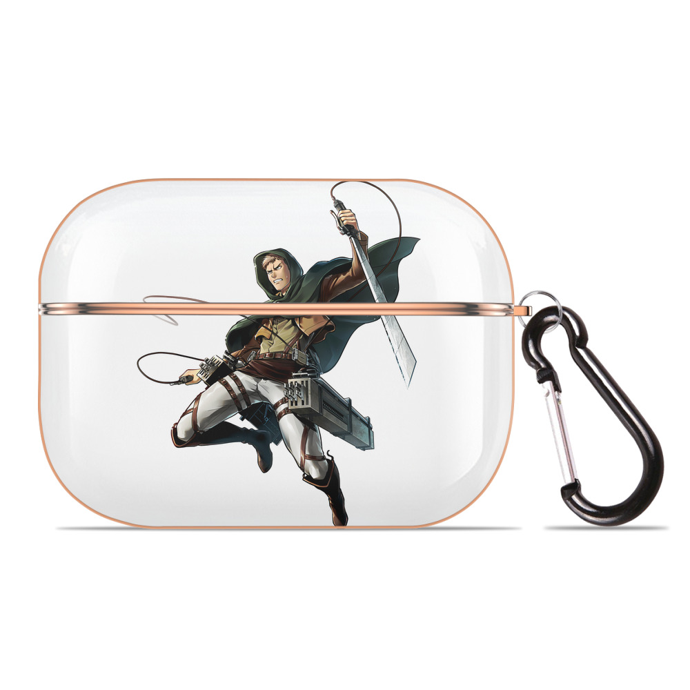 （画像用） 進撃の巨人 Attack on Titan 【AirPods Pro用】ハードシェル保護ケース｜耐衝撃・防指紋・カラビナ付き商品仕様