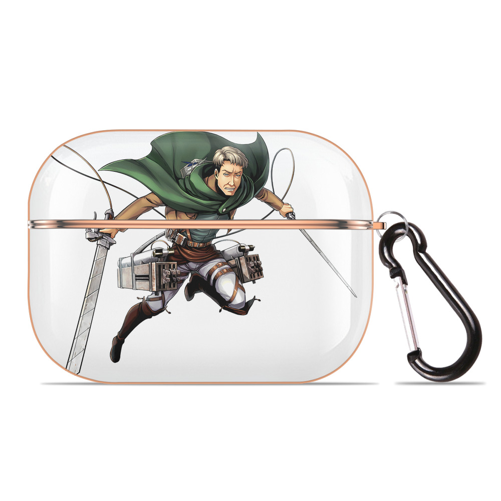 （画像用） 進撃の巨人 Attack on Titan 【AirPods Pro用】ハードシェル保護ケース｜耐衝撃・防指紋・カラビナ付き商品仕様
