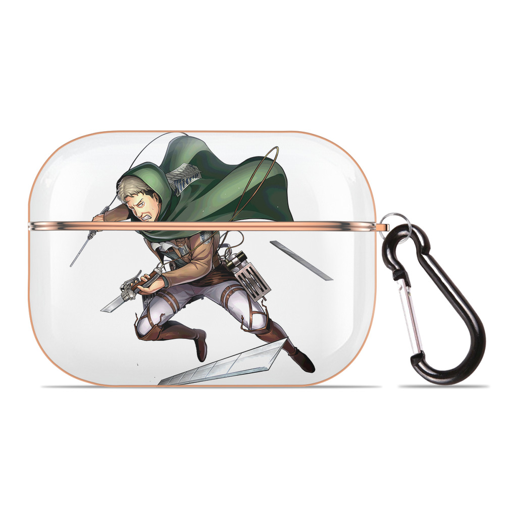 （画像用） 進撃の巨人 Attack on Titan 【AirPods Pro用】ハードシェル保護ケース｜耐衝撃・防指紋・カラビナ付き商品仕様