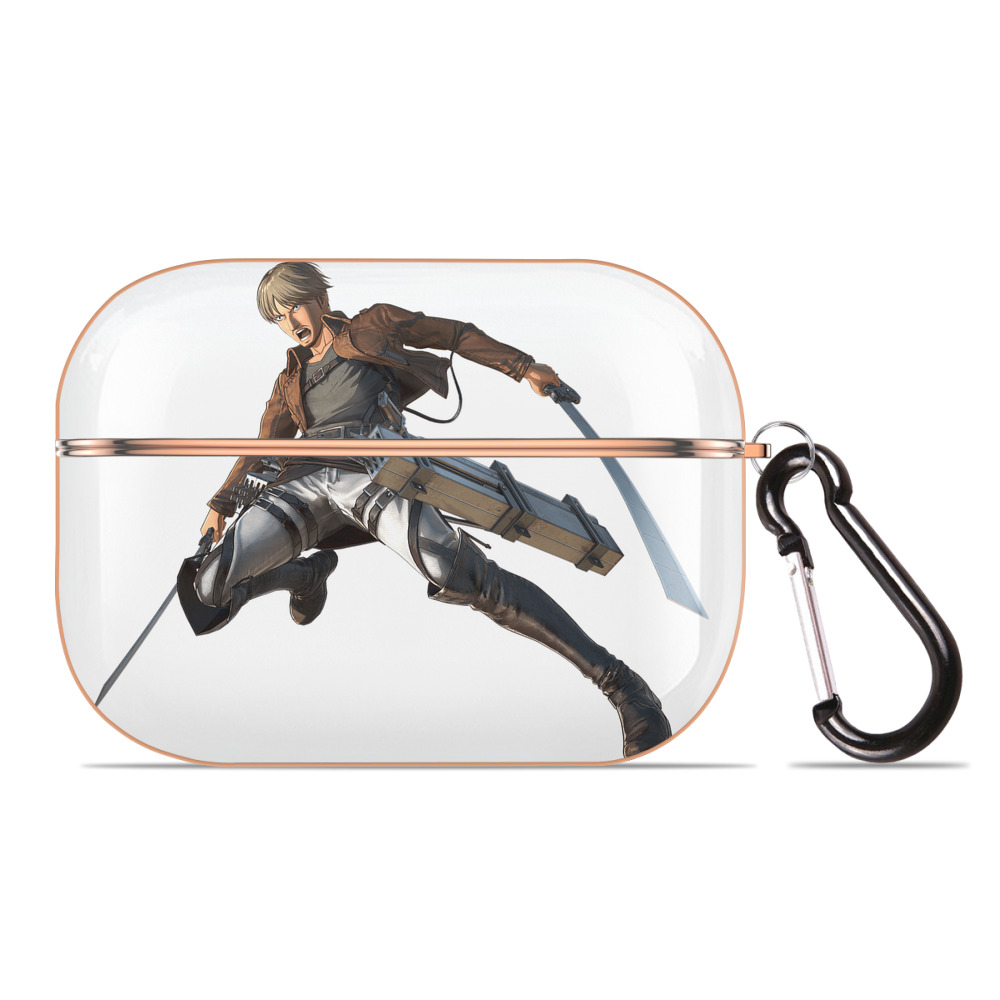 （画像用） 進撃の巨人 Attack on Titan 【AirPods Pro用】ハードシェル保護ケース｜耐衝撃・防指紋・カラビナ付き商品仕様