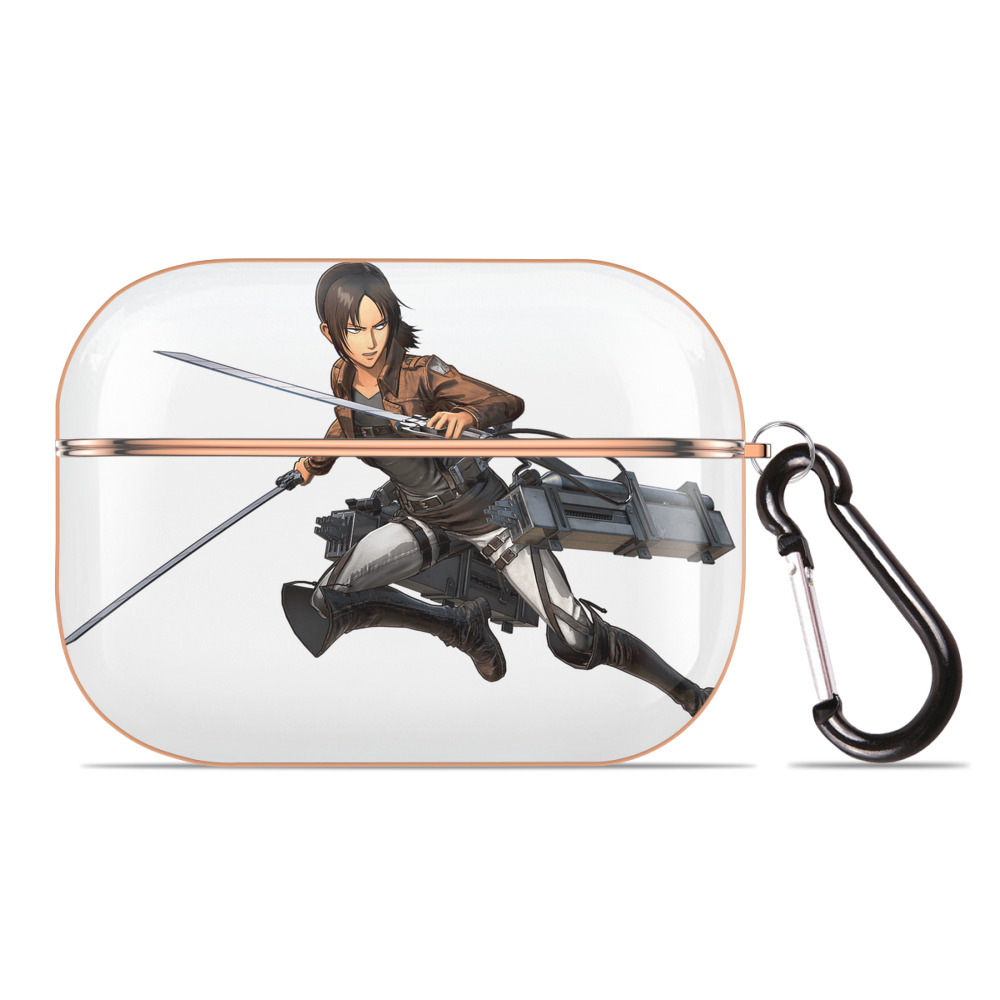 （画像用） 進撃の巨人 Attack on Titan 【AirPods Pro用】ハードシェル保護ケース｜耐衝撃・防指紋・カラビナ付き商品仕様