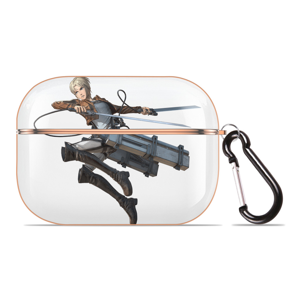 （画像用） 進撃の巨人 Attack on Titan 【AirPods Pro用】ハードシェル保護ケース｜耐衝撃・防指紋・カラビナ付き商品仕様