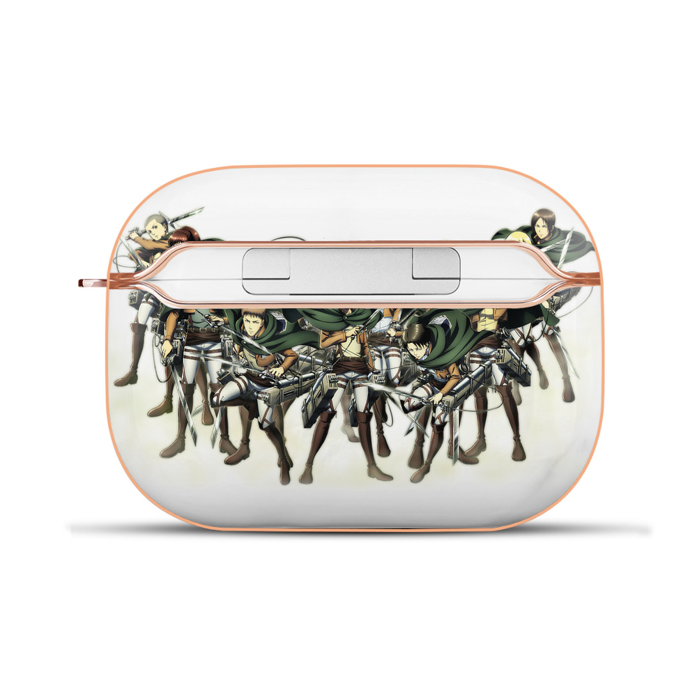 （画像用） 進撃の巨人 Attack on Titan 【AirPods Pro用】ハードシェル保護ケース｜耐衝撃・防指紋・カラビナ付き商品仕様