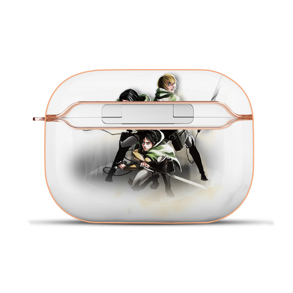 （画像用） 進撃の巨人 Attack on Titan 【AirPods Pro用】ハードシェル保護ケース｜耐衝撃・防指紋・カラビナ付き商品仕様
