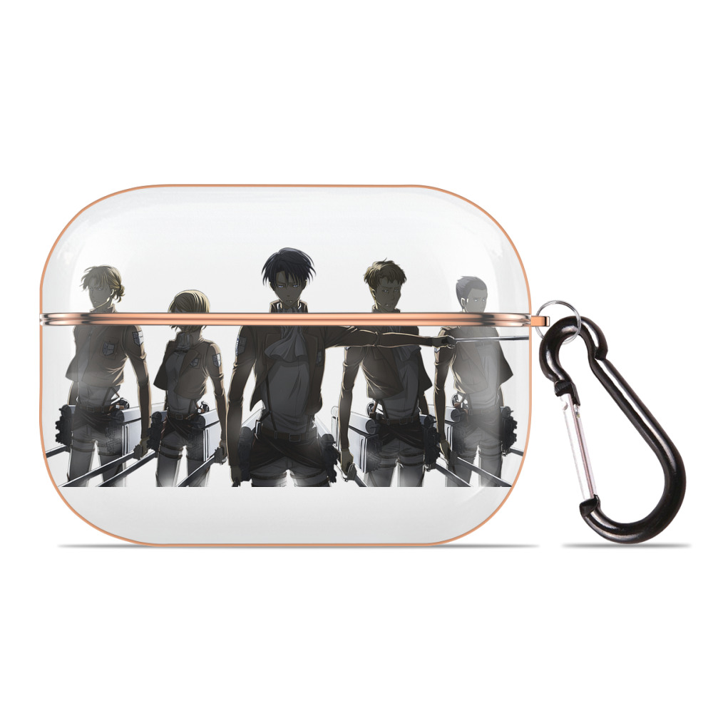 （画像用） 進撃の巨人 Attack on Titan 【AirPods Pro用】ハードシェル保護ケース｜耐衝撃・防指紋・カラビナ付き商品仕様