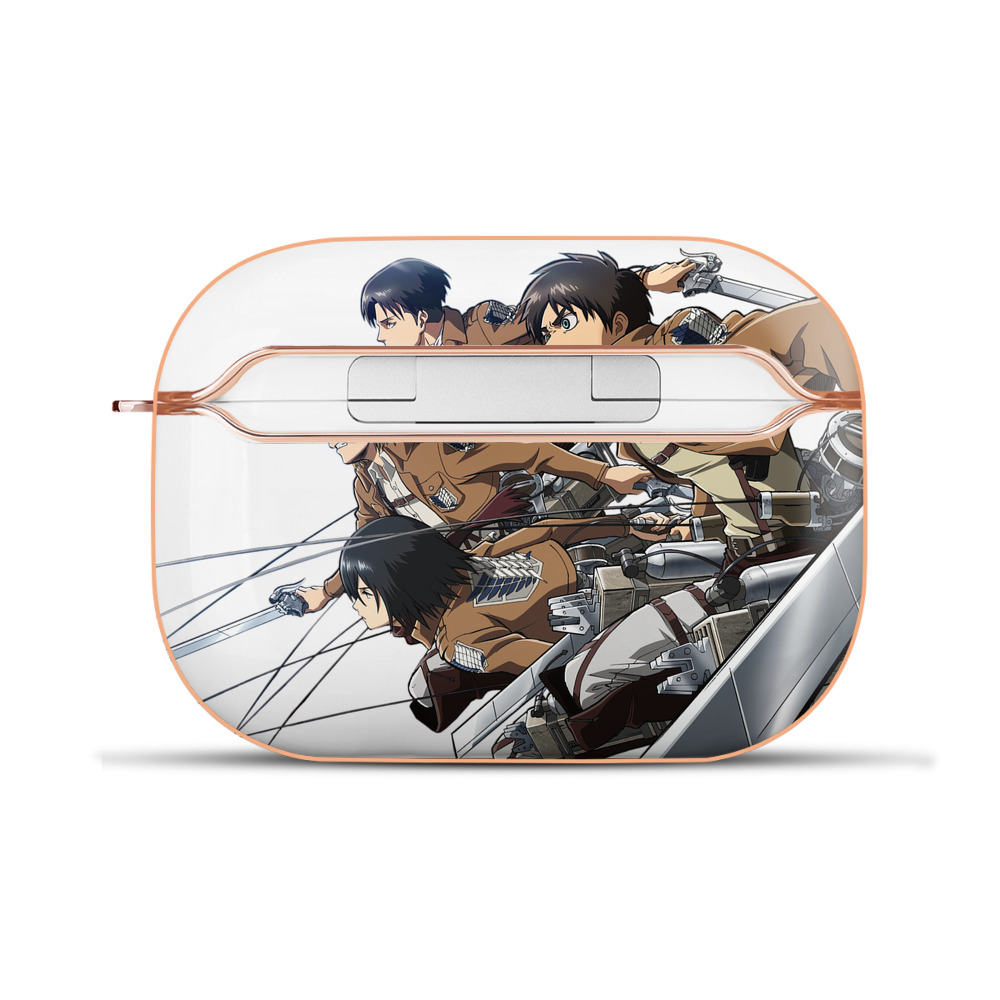 （画像用） 進撃の巨人 Attack on Titan 【AirPods Pro用】ハードシェル保護ケース｜耐衝撃・防指紋・カラビナ付き商品仕様