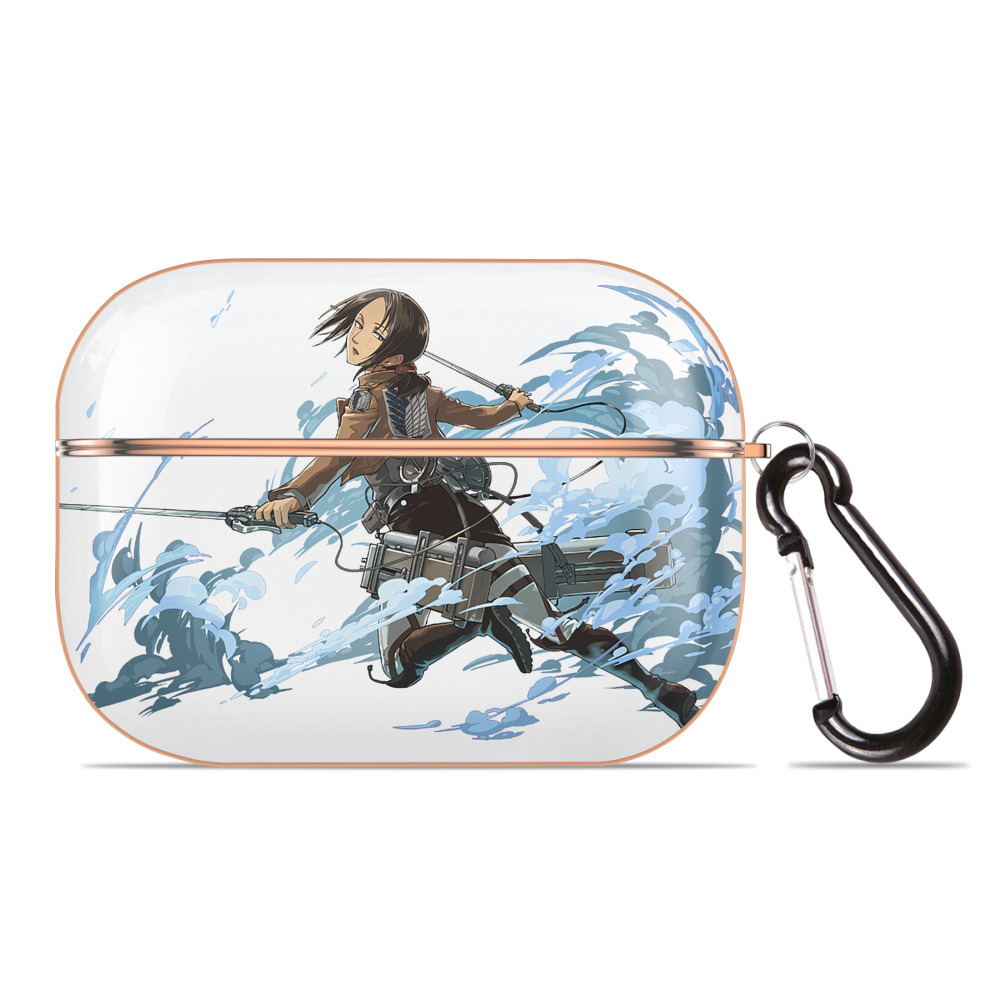 （画像用） 進撃の巨人 Attack on Titan 【AirPods Pro用】ハードシェル保護ケース｜耐衝撃・防指紋・カラビナ付き商品仕様