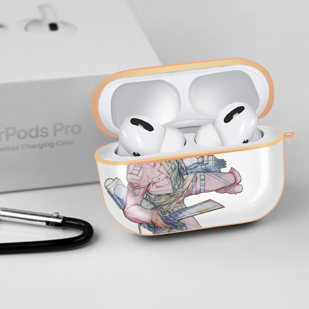 進撃の巨人 エレン･イェーガー Attack on Titan Eren Jäger 【AirPods Pro用】ハードシェル保護ケース｜耐衝撃・防指紋・カラビナ付き商品仕様