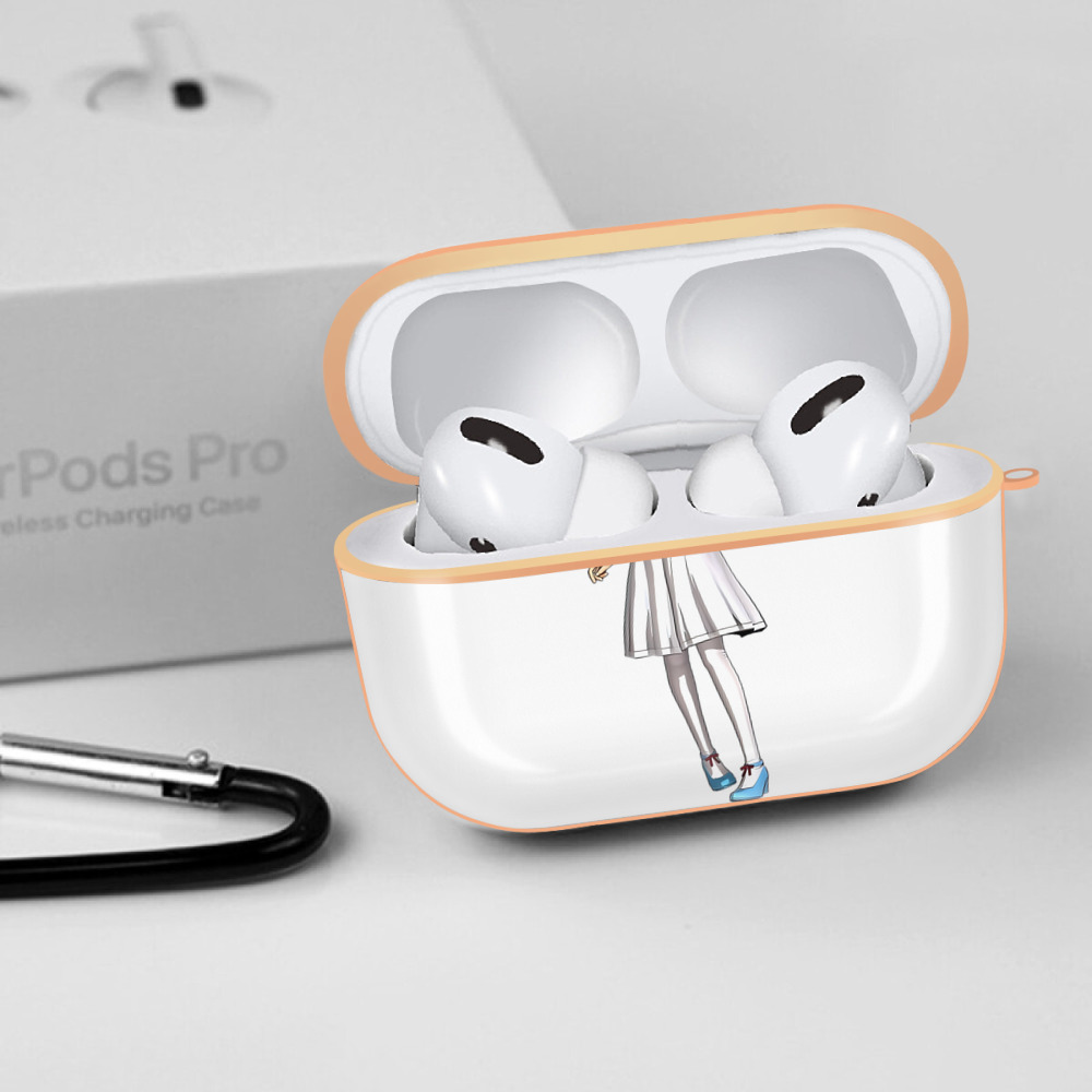 進撃の巨人 ミカサ·アッカーマン Attack on Titan Mikasa Ackerman 【AirPods Pro用】ハードシェル保護ケース｜耐衝撃・防指紋・カラビナ付き商品仕様