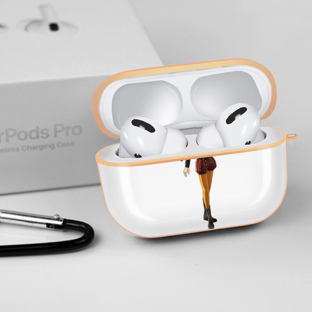 進撃の巨人 ミカサ·アッカーマン Attack on Titan Mikasa Ackerman 【AirPods Pro用】ハードシェル保護ケース｜耐衝撃・防指紋・カラビナ付き商品仕様
