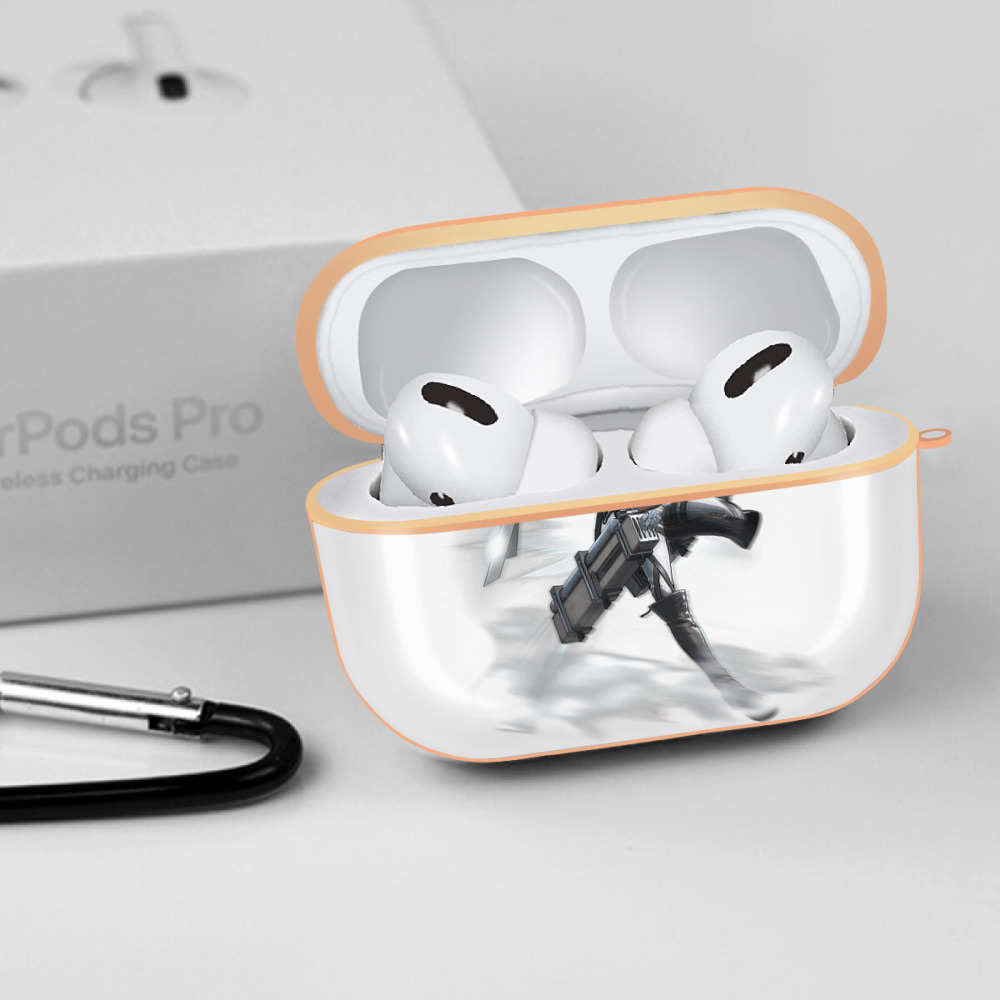 進撃の巨人 ミカサ·アッカーマン Attack on Titan Mikasa Ackerman 【AirPods Pro用】ハードシェル保護ケース｜耐衝撃・防指紋・カラビナ付き商品仕様