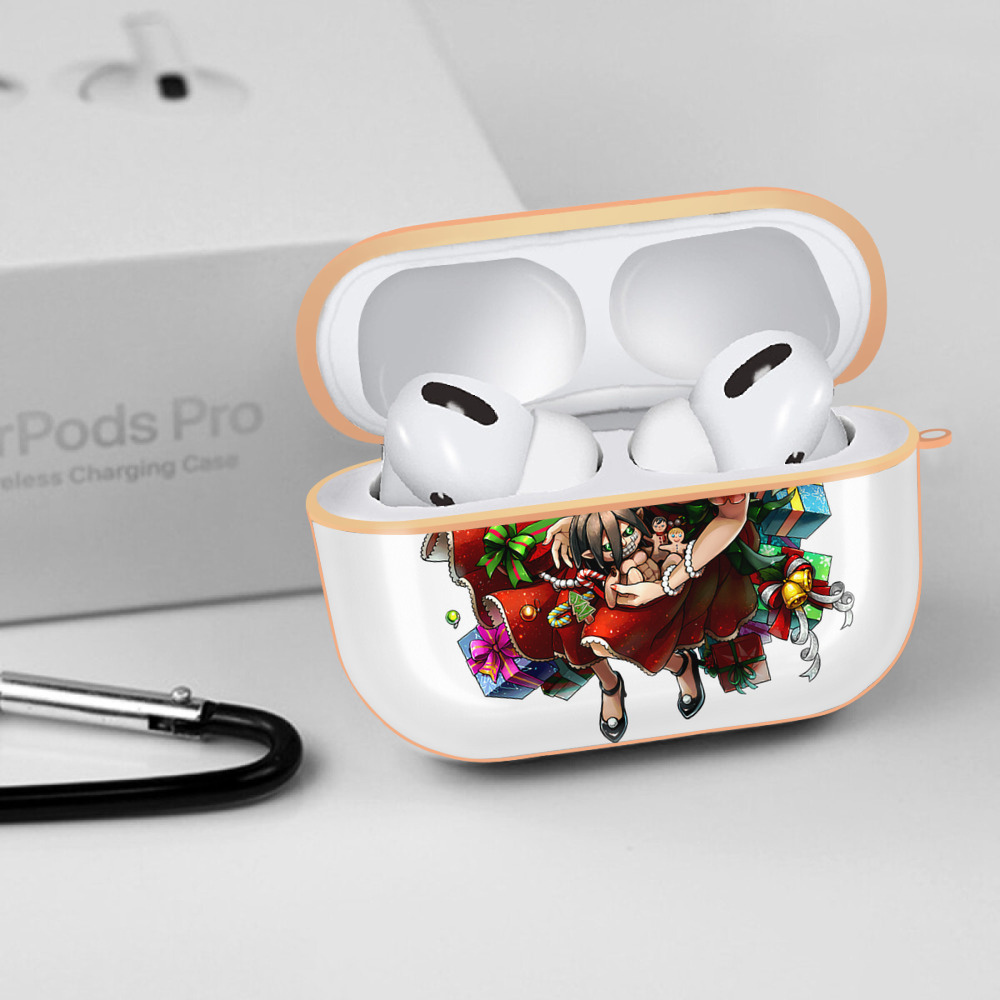 進撃の巨人 ミカサ·アッカーマン Attack on Titan Mikasa Ackerman 【AirPods Pro用】ハードシェル保護ケース｜耐衝撃・防指紋・カラビナ付き商品仕様