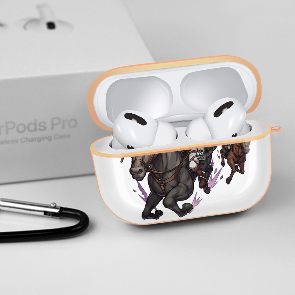 進撃の巨人 リヴァイ·アッカーマン Attack on Titan Levi Ackerman 【AirPods Pro用】ハードシェル保護ケース｜耐衝撃・防指紋・カラビナ付き商品仕様