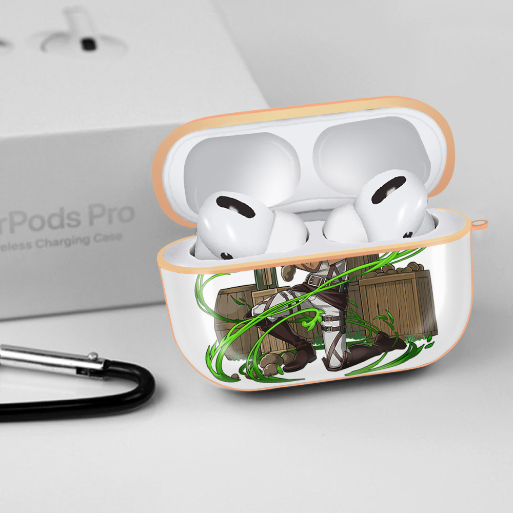 進撃の巨人 サシャ·ブラウス Attack on Titan Sasha Blaus 【AirPods Pro用】ハードシェル保護ケース｜耐衝撃・防指紋・カラビナ付き商品仕様