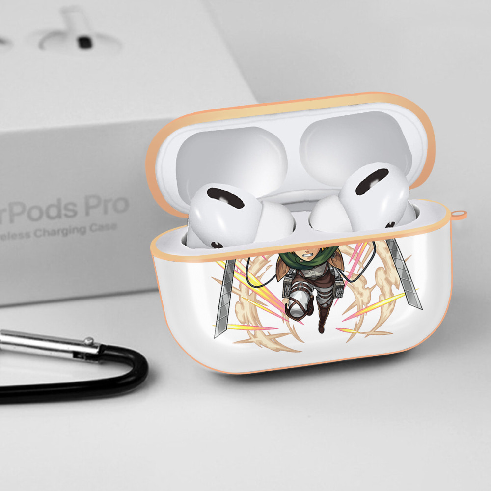 進撃の巨人 アルミン·アルレルト Attack on Titan Armin Arlert 【AirPods Pro用】ハードシェル保護ケース｜耐衝撃・防指紋・カラビナ付き商品仕様
