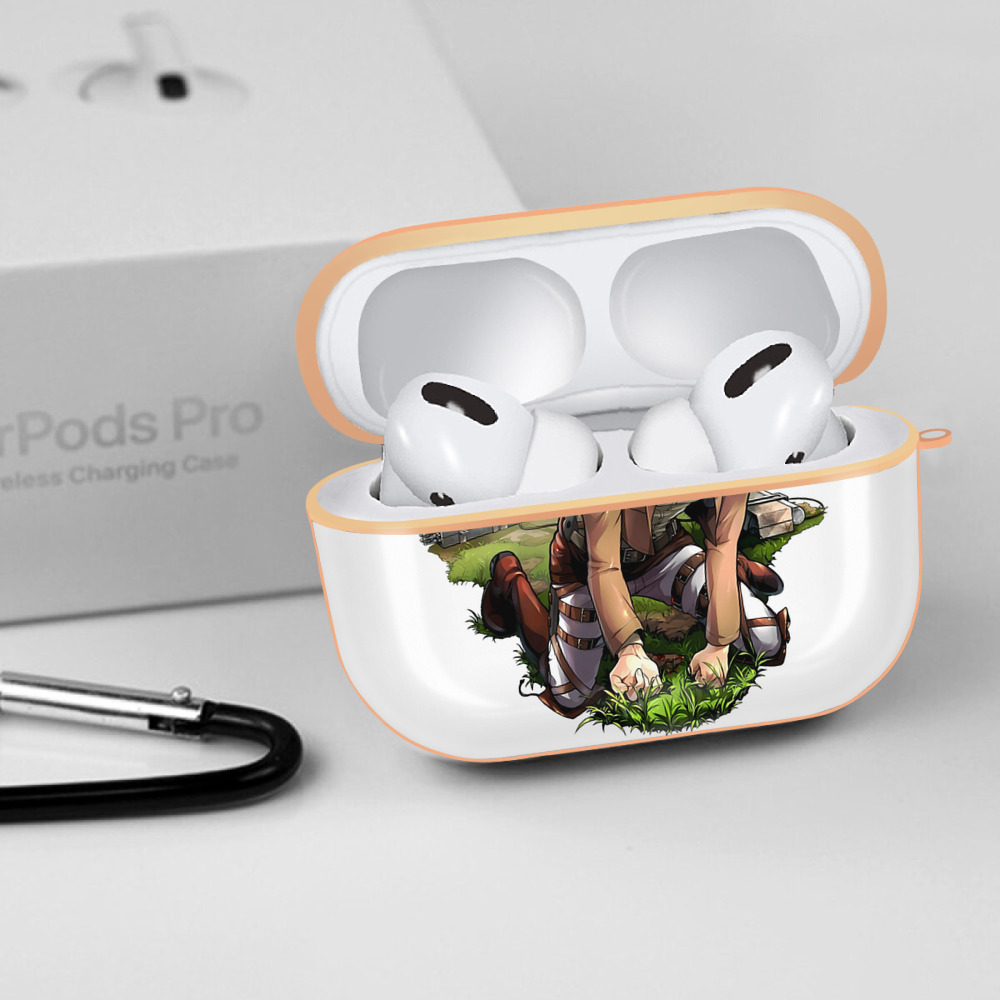 進撃の巨人 アルミン·アルレルト Attack on Titan Armin Arlert 【AirPods Pro用】ハードシェル保護ケース｜耐衝撃・防指紋・カラビナ付き商品仕様