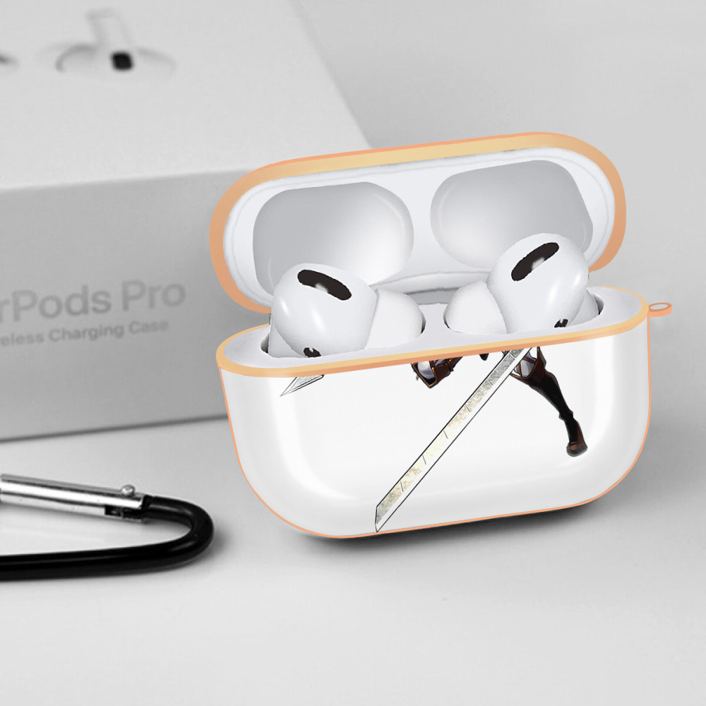 進撃の巨人 アルミン·アルレルト Attack on Titan Armin Arlert 【AirPods Pro用】ハードシェル保護ケース｜耐衝撃・防指紋・カラビナ付き商品仕様