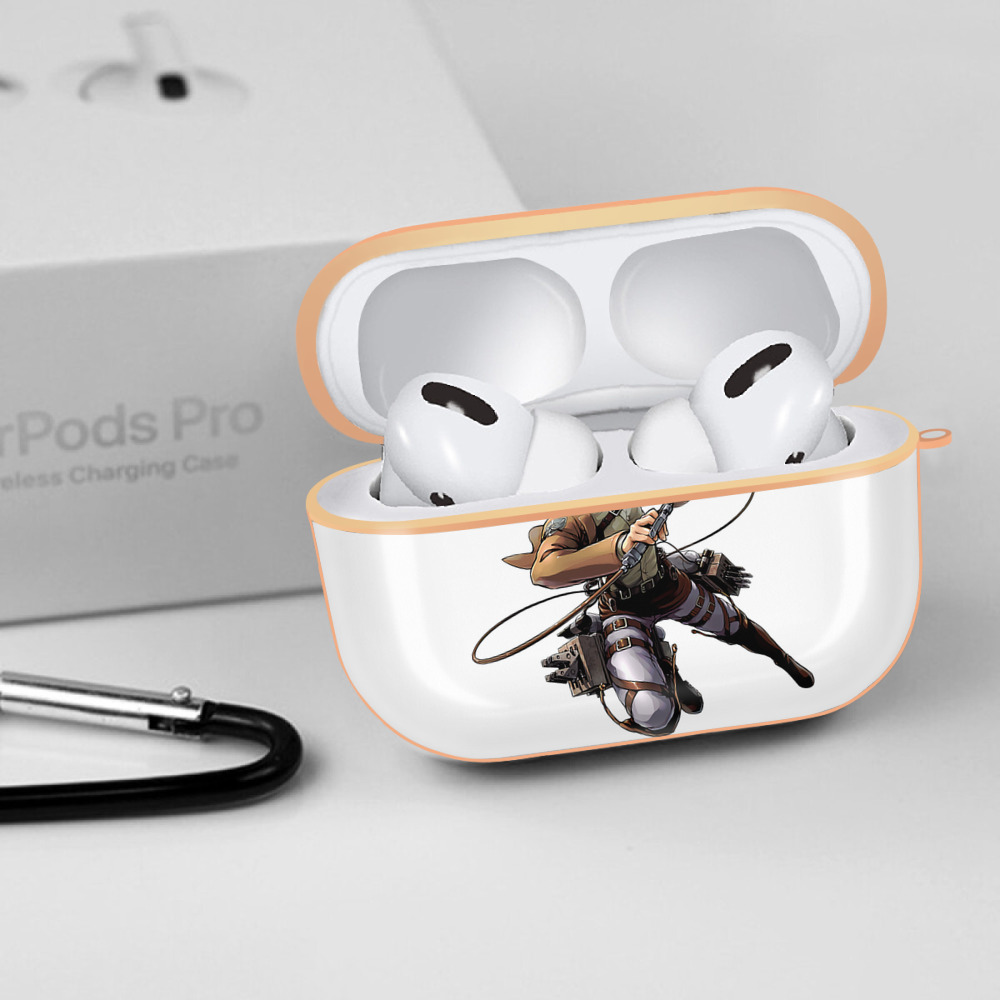 進撃の巨人 アルミン·アルレルト Attack on Titan Armin Arlert 【AirPods Pro用】ハードシェル保護ケース｜耐衝撃・防指紋・カラビナ付き商品仕様