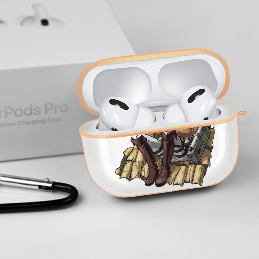 進撃の巨人 アルミン·アルレルト Attack on Titan Armin Arlert 【AirPods Pro用】ハードシェル保護ケース｜耐衝撃・防指紋・カラビナ付き商品仕様