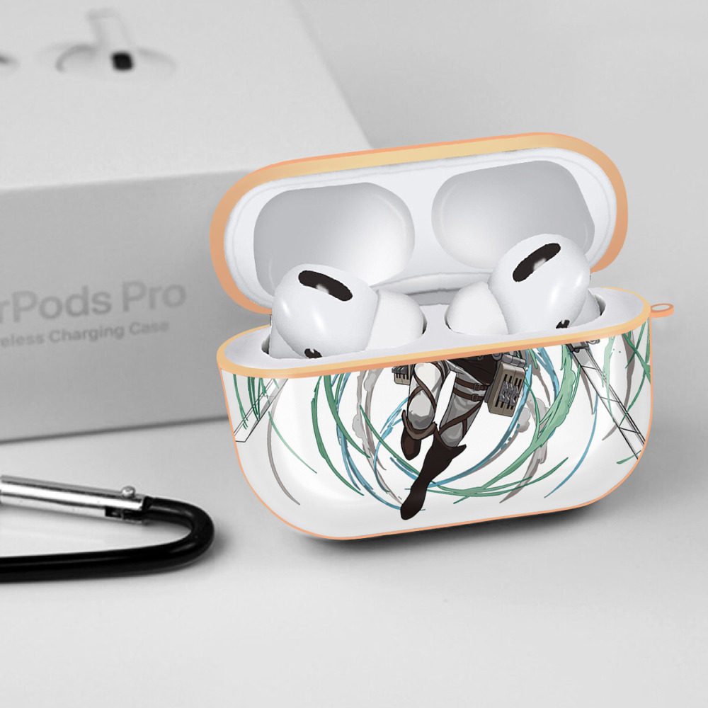 進撃の巨人 アルミン·アルレルト Attack on Titan Armin Arlert 【AirPods Pro用】ハードシェル保護ケース｜耐衝撃・防指紋・カラビナ付き商品仕様