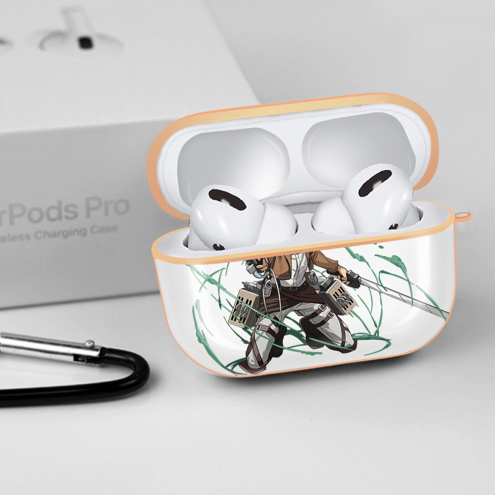 進撃の巨人 アルミン·アルレルト Attack on Titan Armin Arlert 【AirPods Pro用】ハードシェル保護ケース｜耐衝撃・防指紋・カラビナ付き商品仕様