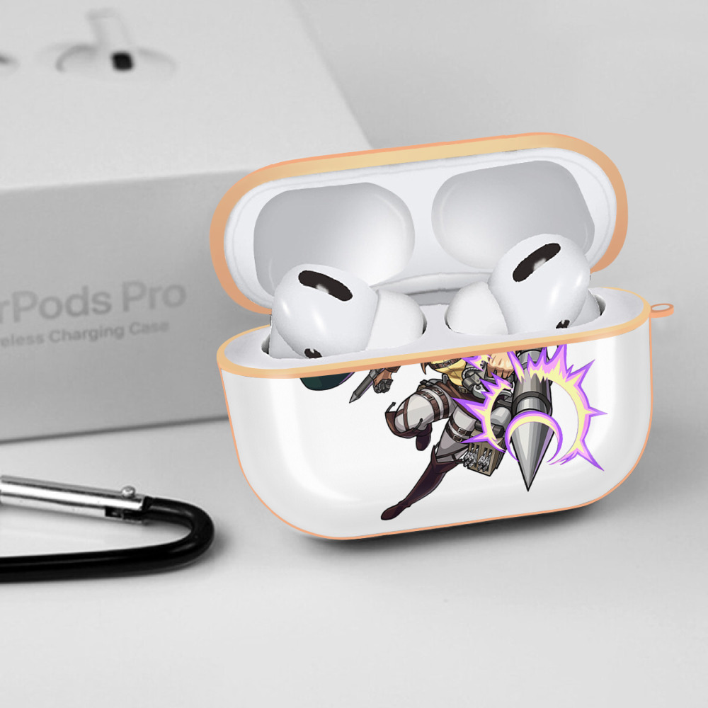 進撃の巨人 ハンジ·ゾエ Attack on Titan Hanji Zoe 【AirPods Pro用】ハードシェル保護ケース｜耐衝撃・防指紋・カラビナ付き商品仕様