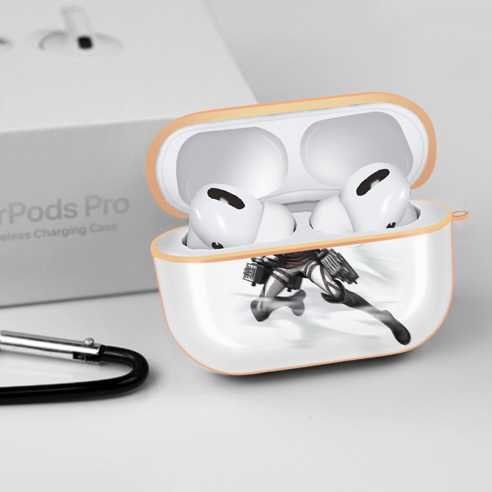 進撃の巨人 ハンジ·ゾエ Attack on Titan Hanji Zoe 【AirPods Pro用】ハードシェル保護ケース｜耐衝撃・防指紋・カラビナ付き商品仕様
