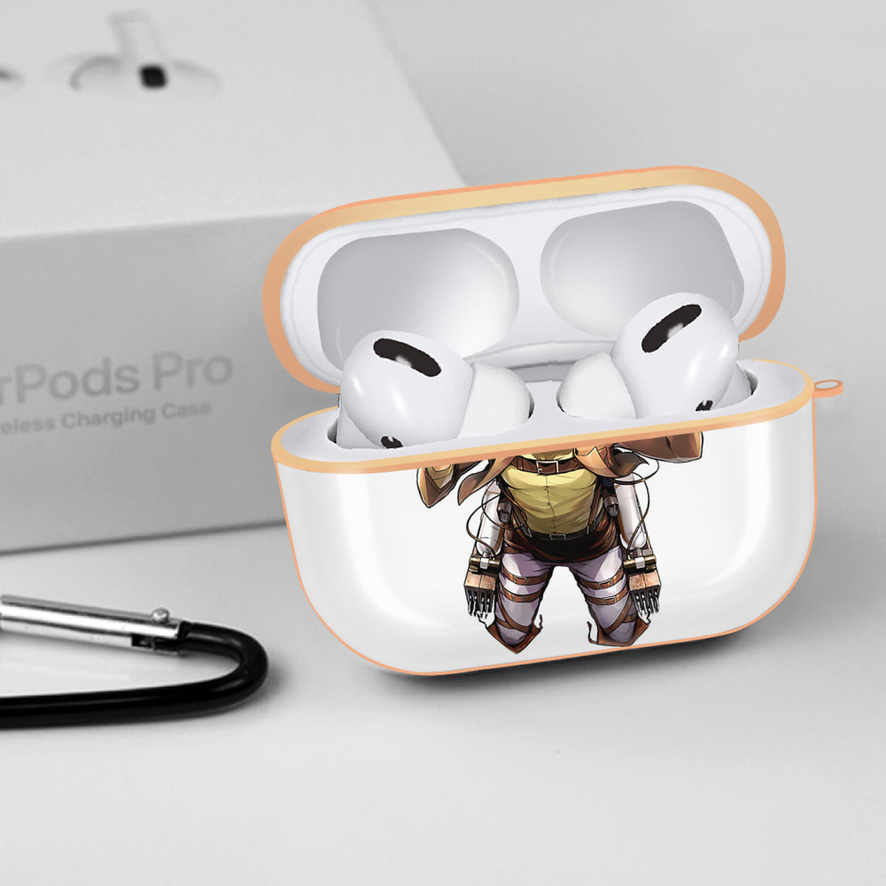 進撃の巨人 ハンジ·ゾエ Attack on Titan Hanji Zoe 【AirPods Pro用】ハードシェル保護ケース｜耐衝撃・防指紋・カラビナ付き商品仕様