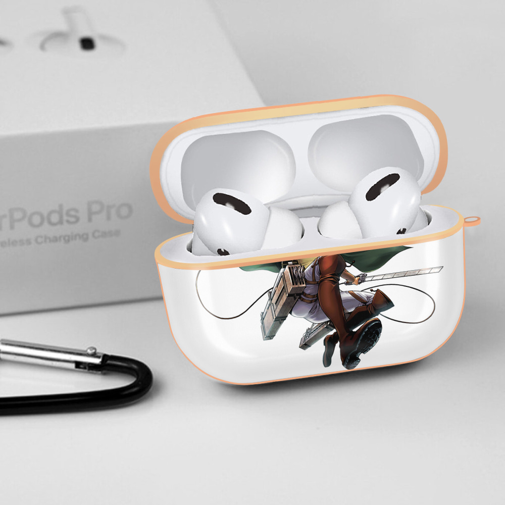 進撃の巨人 ハンジ·ゾエ Attack on Titan Hanji Zoe 【AirPods Pro用】ハードシェル保護ケース｜耐衝撃・防指紋・カラビナ付き商品仕様