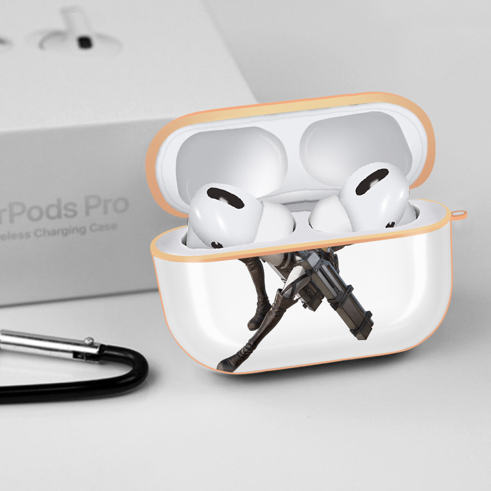 進撃の巨人 ハンジ·ゾエ Attack on Titan Hanji Zoe 【AirPods Pro用】ハードシェル保護ケース｜耐衝撃・防指紋・カラビナ付き商品仕様