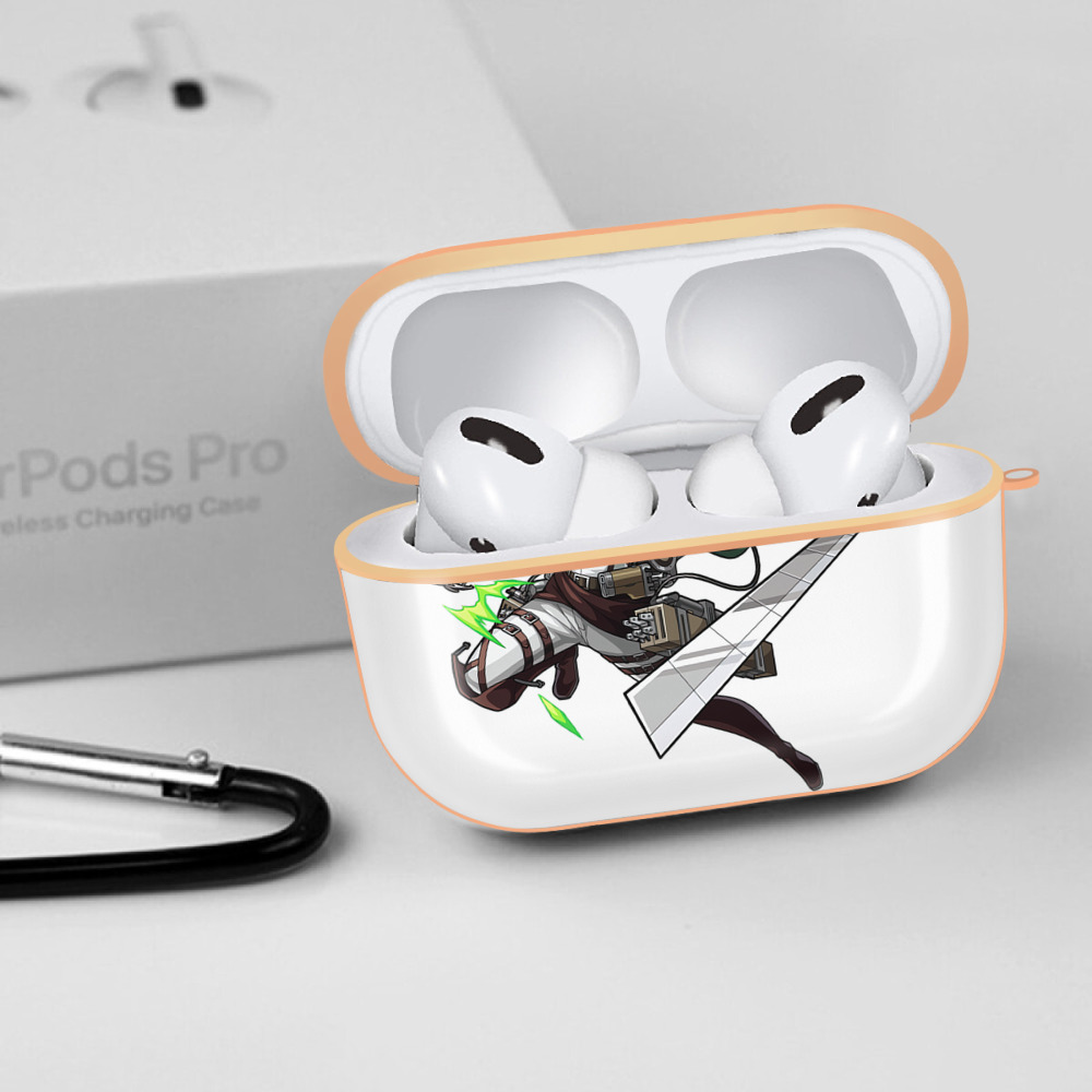 進撃の巨人 クリスタ·レンズ Attack on Titan Christa Lenz 【AirPods Pro用】ハードシェル保護ケース｜耐衝撃・防指紋・カラビナ付き商品仕様