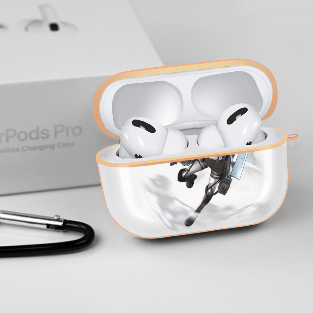 進撃の巨人 クリスタ·レンズ Attack on Titan Christa Lenz 【AirPods Pro用】ハードシェル保護ケース｜耐衝撃・防指紋・カラビナ付き商品仕様