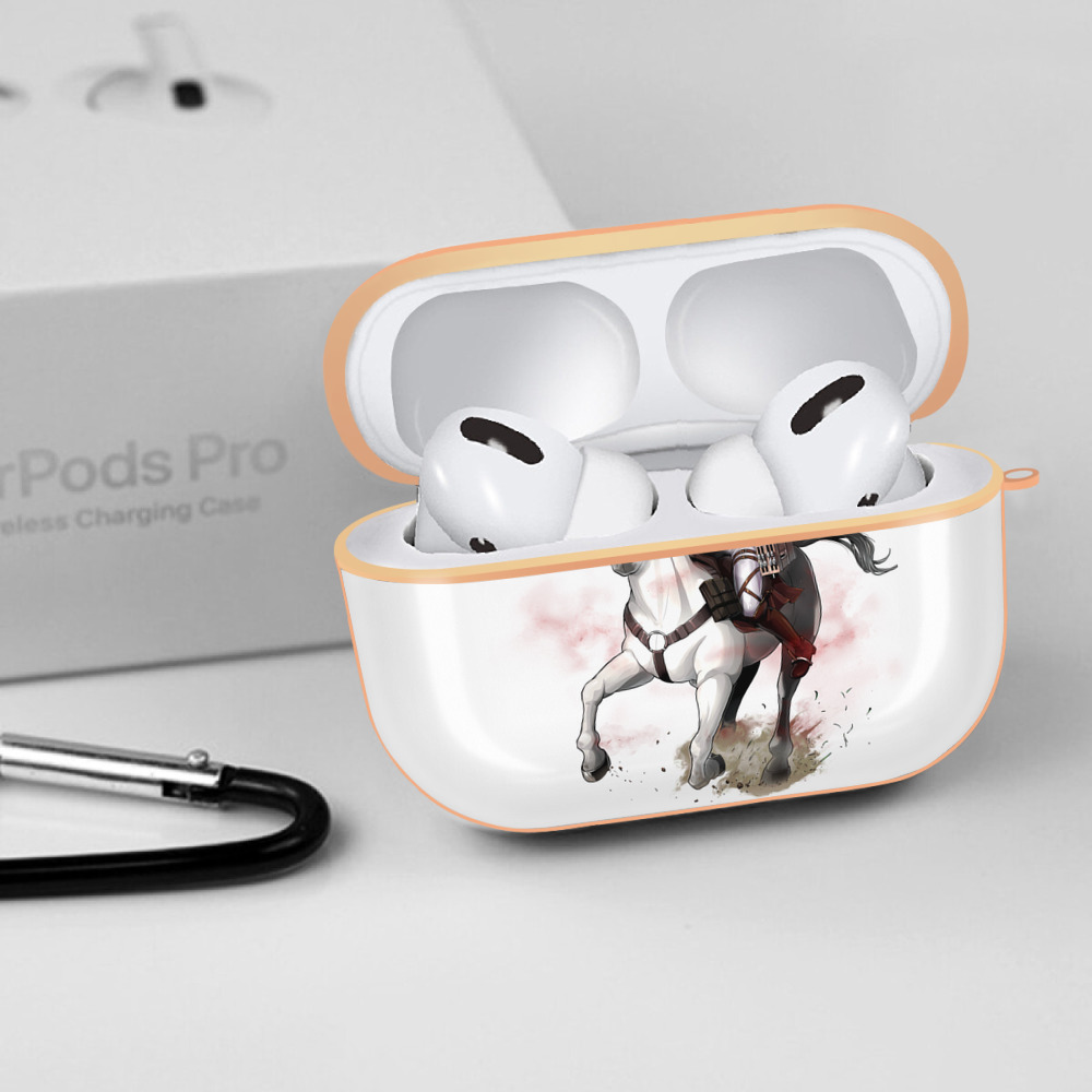 進撃の巨人 エルヴィン・スミス Attack on Titan Erwin Smith 【AirPods Pro用】ハードシェル保護ケース｜耐衝撃・防指紋・カラビナ付き商品仕様