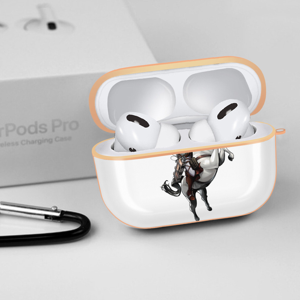 進撃の巨人 エルヴィン・スミス Attack on Titan Erwin Smith 【AirPods Pro用】ハードシェル保護ケース｜耐衝撃・防指紋・カラビナ付き商品仕様