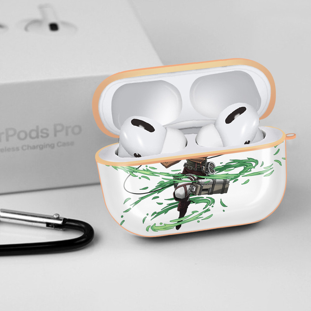 進撃の巨人 ライナー・ブラウン Attack on Titan Reiner Braun 【AirPods Pro用】ハードシェル保護ケース｜耐衝撃・防指紋・カラビナ付き商品仕様