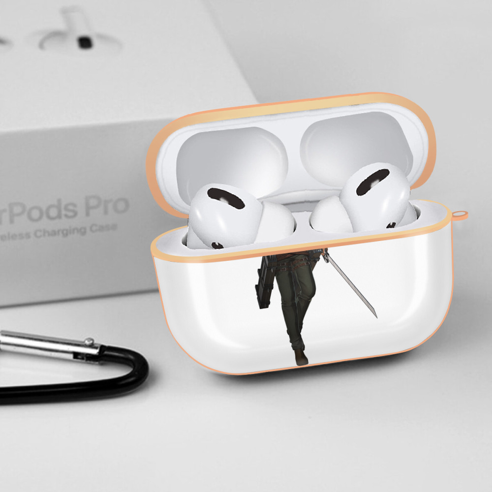 進撃の巨人 ライナー・ブラウン Attack on Titan Reiner Braun 【AirPods Pro用】ハードシェル保護ケース｜耐衝撃・防指紋・カラビナ付き商品仕様