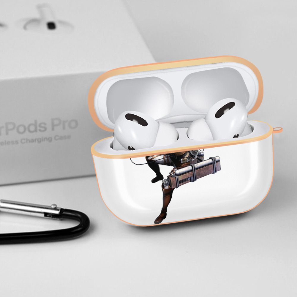 進撃の巨人 ライナー・ブラウン Attack on Titan Reiner Braun 【AirPods Pro用】ハードシェル保護ケース｜耐衝撃・防指紋・カラビナ付き商品仕様
