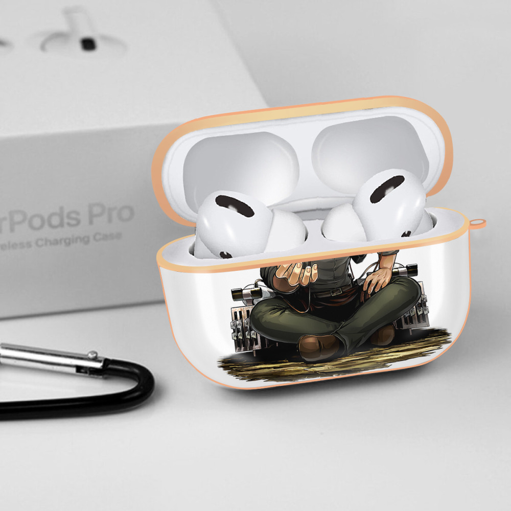 進撃の巨人 ライナー・ブラウン Attack on Titan Reiner Braun 【AirPods Pro用】ハードシェル保護ケース｜耐衝撃・防指紋・カラビナ付き商品仕様