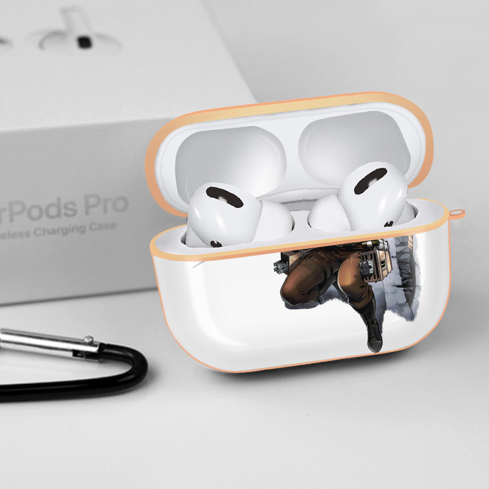 進撃の巨人 ライナー・ブラウン Attack on Titan Reiner Braun 【AirPods Pro用】ハードシェル保護ケース｜耐衝撃・防指紋・カラビナ付き商品仕様
