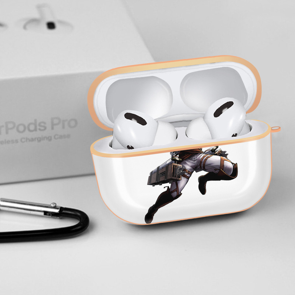 進撃の巨人 ライナー・ブラウン Attack on Titan Reiner Braun 【AirPods Pro用】ハードシェル保護ケース｜耐衝撃・防指紋・カラビナ付き商品仕様