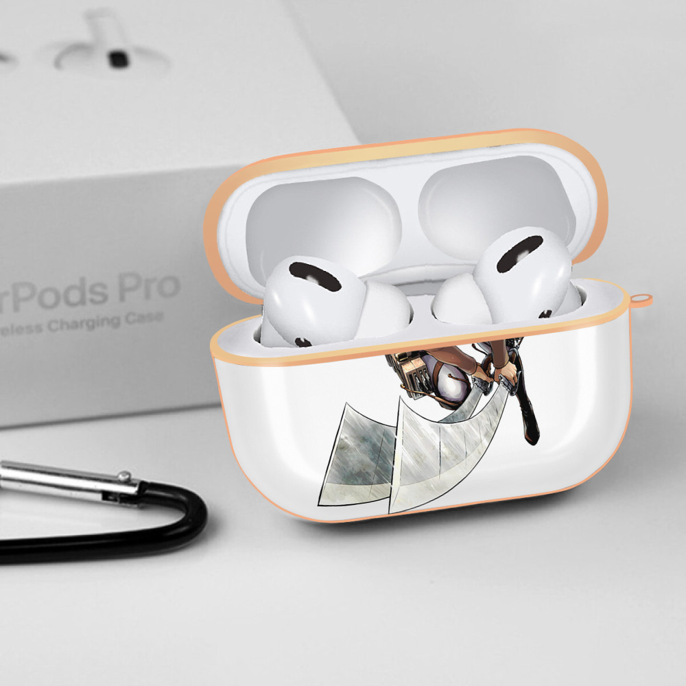進撃の巨人 ライナー・ブラウン Attack on Titan Reiner Braun 【AirPods Pro用】ハードシェル保護ケース｜耐衝撃・防指紋・カラビナ付き商品仕様