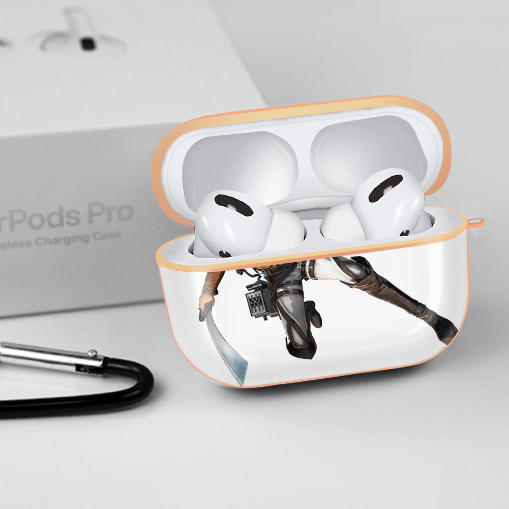 進撃の巨人 ライナー・ブラウン Attack on Titan Reiner Braun 【AirPods Pro用】ハードシェル保護ケース｜耐衝撃・防指紋・カラビナ付き商品仕様