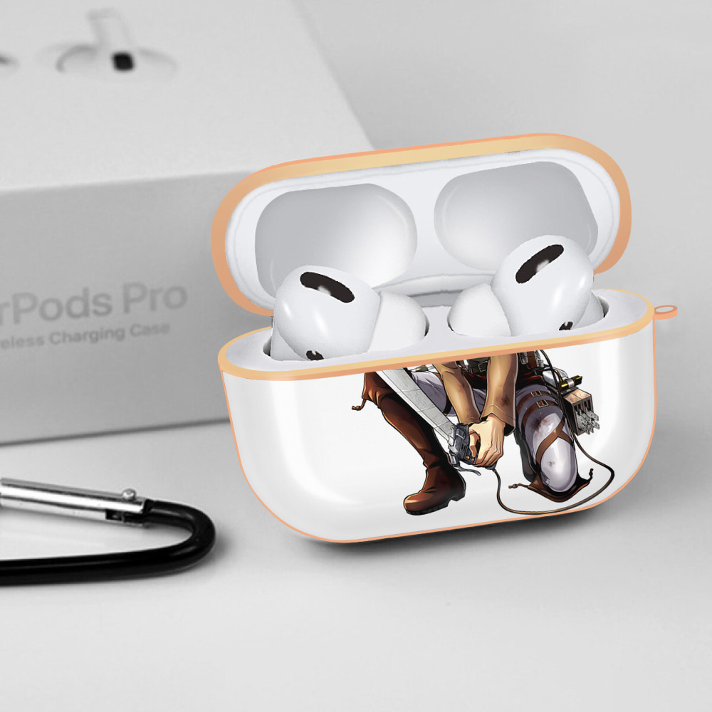 進撃の巨人 ミケ·ザカリアス Attack on Titan Mike Zakarius 【AirPods Pro用】ハードシェル保護ケース｜耐衝撃・防指紋・カラビナ付き商品仕様