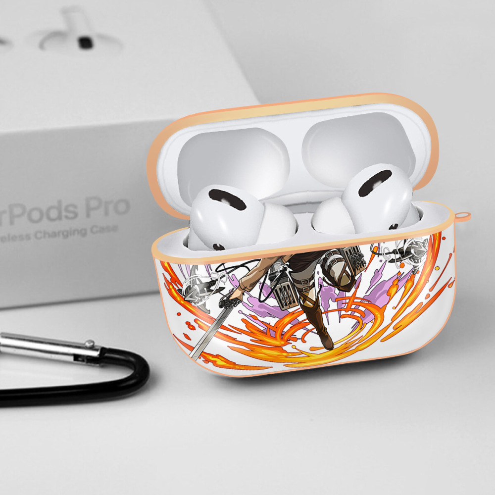 進撃の巨人 ジャン・キルシュタイン Attack on Titan Jean Kirstein 【AirPods Pro用】ハードシェル保護ケース｜耐衝撃・防指紋・カラビナ付き商品仕様